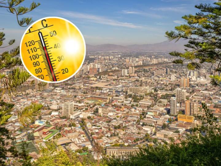 Calor extremo en Santiago: este es el “día clave” en que habrá casi 30 grados en la región Metropolitana