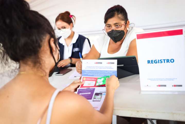 Más de 2,500 pacientes con TBC en Lima acceden a tarjetas alimentarias del Midis
