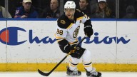 Pastrnak skates with Bruins main group at training camp