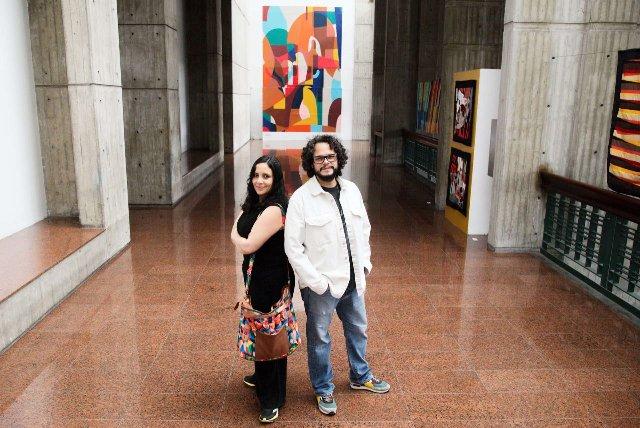 Artistas merideños crean ilusión en murales textiles