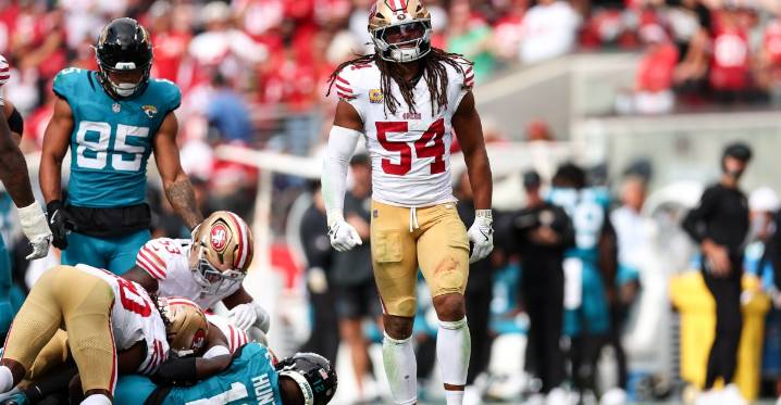 Fred Warner sets 49ers forced fumbles record as defense sets unwanted NFL mark