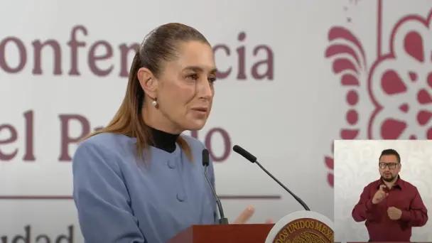 Desaparición de artistas colombianos: Sheinbaum informa