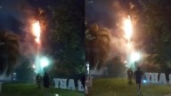 Fiesta de terror. Boda termina tras conato de incendio por uso de pirotecnia para una revelación de sexo