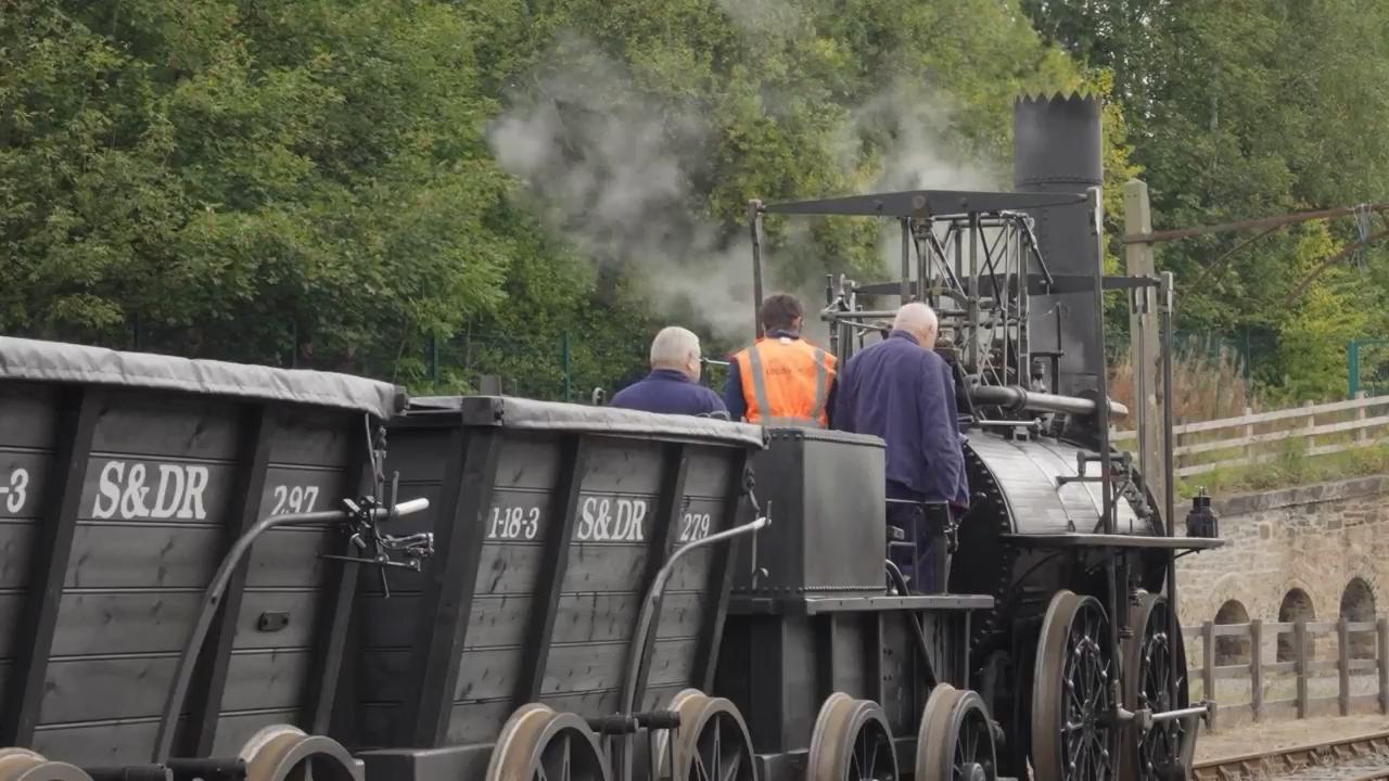 200th Anniversary of Modern Railway celebrated with replica rail journey in Shildon, UK