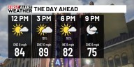 First Alert Weather: Toasty temperatures Monday