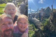 Dad Turns Hurricane Destruction into Special Gift for Daughters (Exclusive)