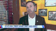 State Rep. Trent Ashby visits Athens residents on Texas State Senate campaign trail
