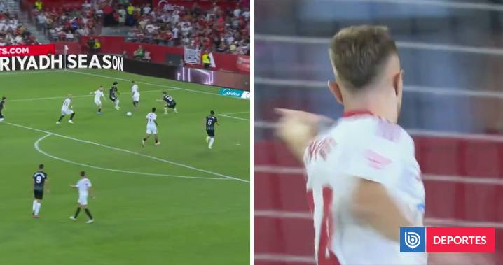 Lujo de Alexis y golazo del Sevilla: chileno dio asistencia de taco en empate ante Elche por La Liga