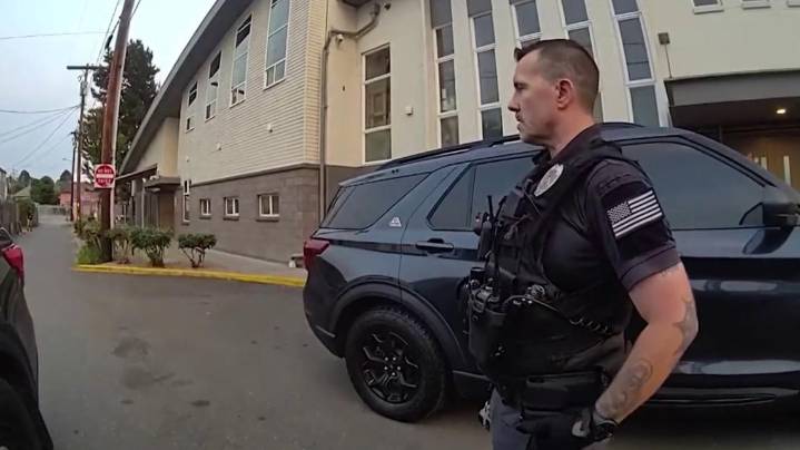 New video shows man impersonating police officer