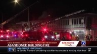 Firefighters tackle blaze at abandoned building in Omaha