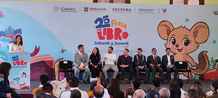 Gobernador inaugura la Feria del Libro Infantil y Juvenil Hidalgo 2025