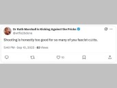 U of T prof who made shooting comment after Kirk murder now on leave