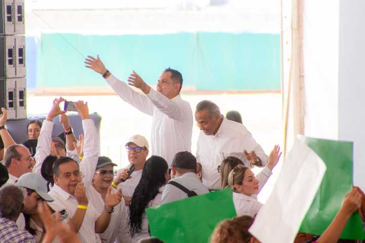 Aspirantes del PAN a la alcaldía de Juárez acuden al evento de Claudia Sheinbaum