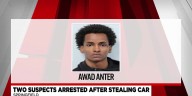 Suspects arrested after ramming stolen car into police cruiser