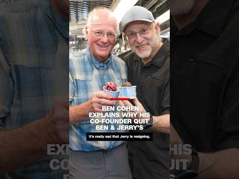 Ben Cohen explains why his co-founder quit Ben & Jerry's