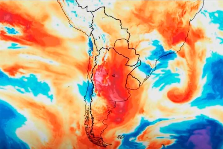 Una “marcada anomalía térmica” dejará máximas cercanas a 40ºC en el país: cuándo será
