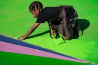 Saginaw connects through community art project at skate park