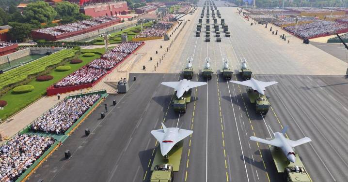 More than pageantry, China's military parade shows off new missiles, drones and other equipment