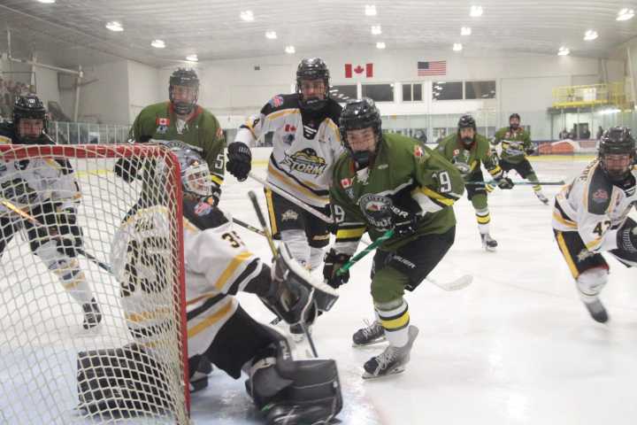 Powassan Voodoos storm past Iroquois Falls 8