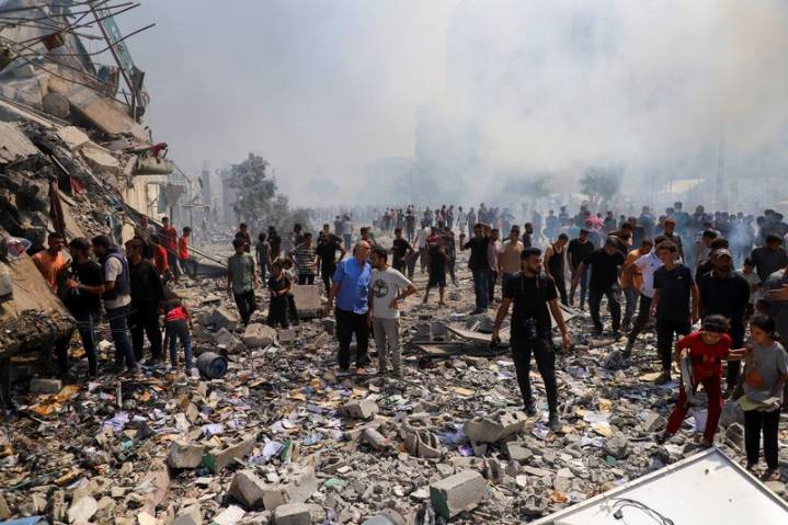 Two Gaza hospitals forced to stop operations as Israeli offensive escalates, health ministry says