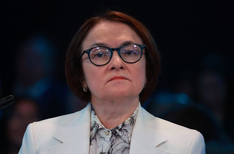 Russia's Nabiullina says the central bank will cut rates with caution