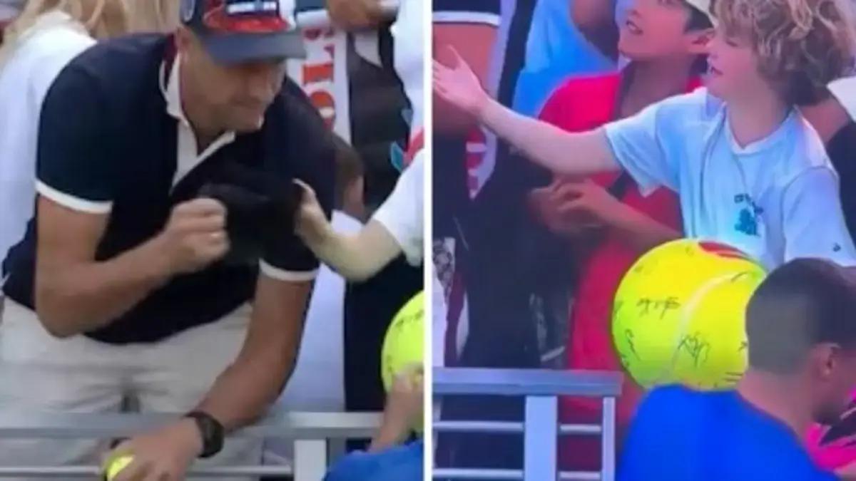 Escándalo en el US Open: hombre que arrebató la gorra a un niño se disculpa y admite haber cometido 'un gran error'
