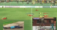 ¡DE NO CREERSE! Suspenden partido por 'ataque' de abejas (VIDEO)