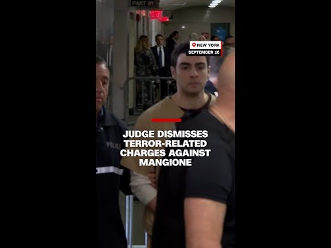Two terror-related charges dropped against Luigi Mangione