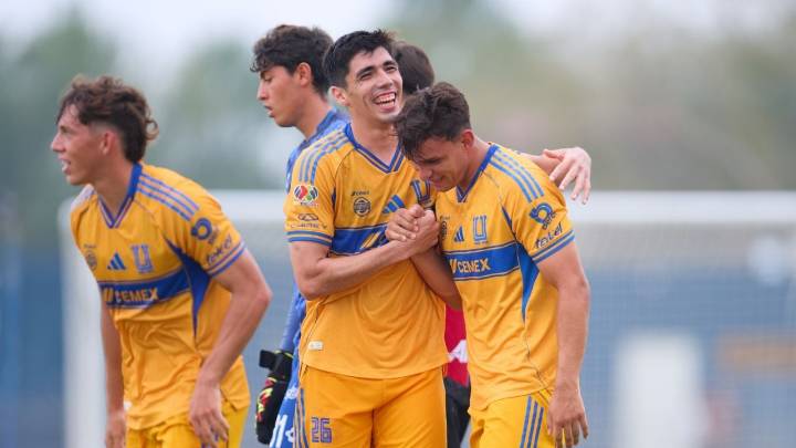 Tigres Sub-21 golea al Atlas con dobletes de Leonardo Flores e Isaías Galván y son sublíderes