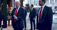 Trump Confronted by Protesters During Dinner in D.C.