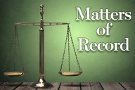 Matters of Record for Sept. 10, 2025