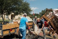 Helping hands after the flood