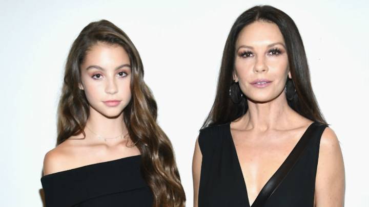 Catherine Zeta-Jones' reacts to grown-up daughter Carys emotional video from inside family home