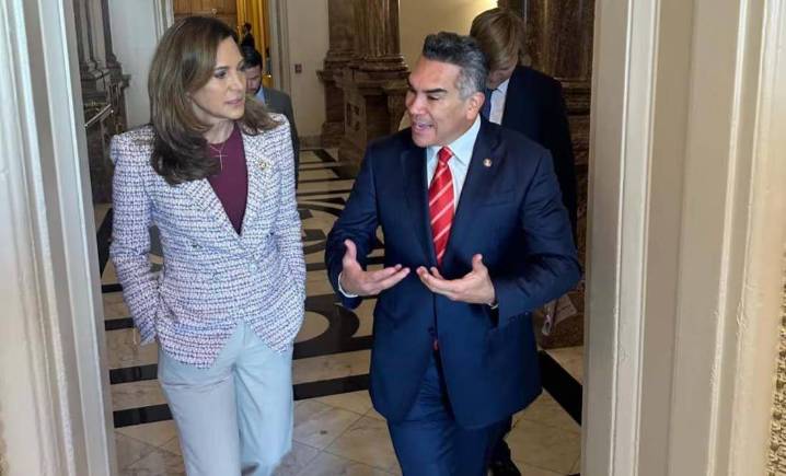 ‘Alito’ Moreno se reúne con congresista republicana María Salazar en Washington