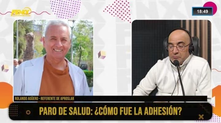 Rolando Agüero: “El paro fue importante, como la semana pasada, en muchos centros de salud de la provincia”