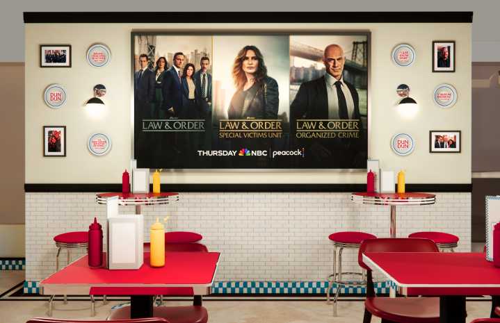 An immersive Law & Order-themed pop-up is taking over a diner in Rockefeller Center next month