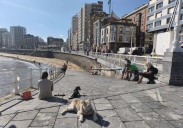 Gijón se prepara para reabrir la playa de San Lorenzo a los perros