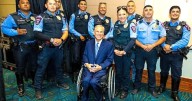Gov. Greg Abbott presents CLEAT Officer of the Year awards to 15 honorees, including four from North Texas