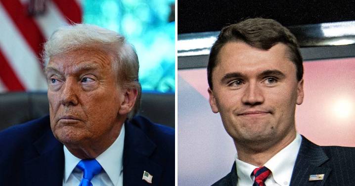 Donald Trump Quickly Veers Off Course in Bonkers Tribute to Charlie Kirk