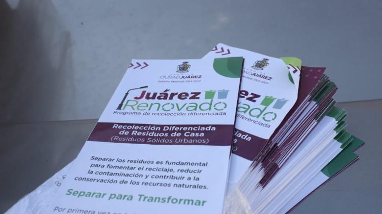 Juárez Renovado llega a Valle del Sol para enseñar a separar la basura