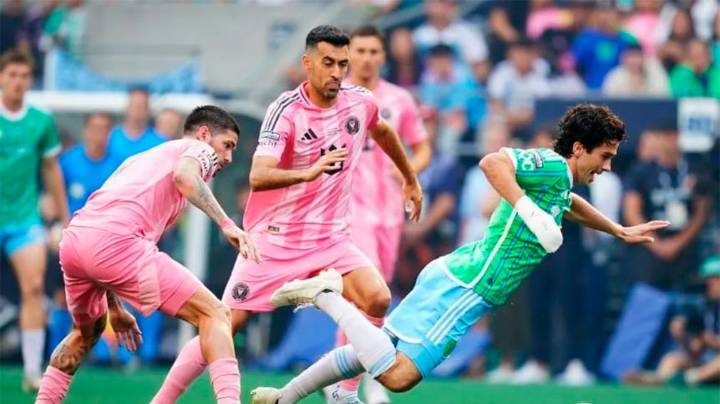Inter Miami no tuvo una buena jornada y fue goleado en la final de la Leagues Cup por Seattle Sounders