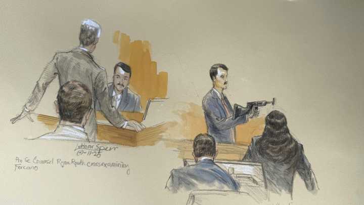 Man charged with attempted assassination of Trump rests case : NPR