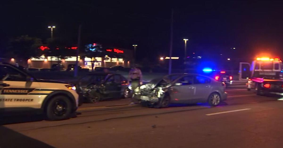 Large THP presence after multiple cars damaged in crash