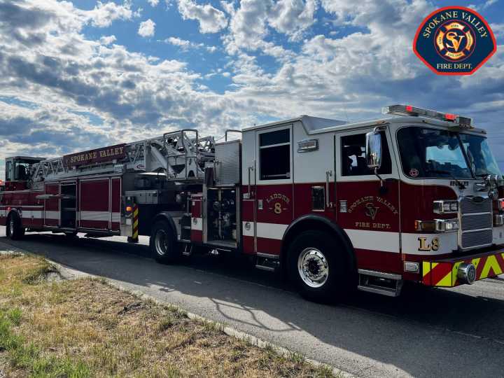 Fire in Spokane Business and Industrial Park damages shed