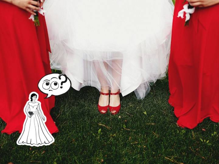 ¿Qué significa estar vestida de rojo en una boda?