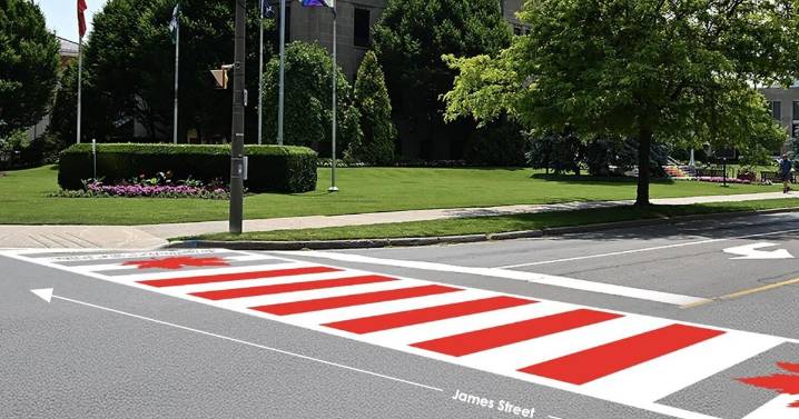 St. Catharines chooses ‘high class’ durable veterans crosswalk for $24,000
