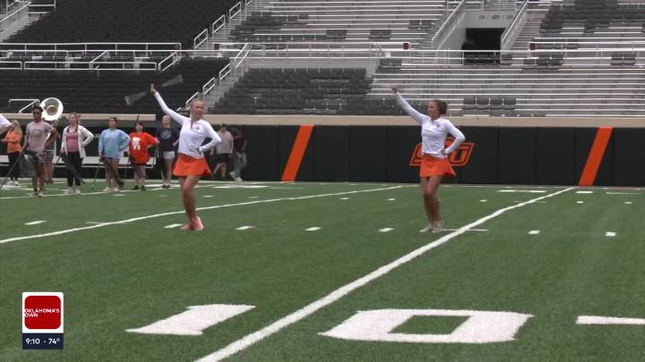 OSU baton twirlers reflect on successful summer competitions; excitement for upcoming football season