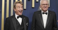 Stars walk Emmys carpet led by surreal show Severance