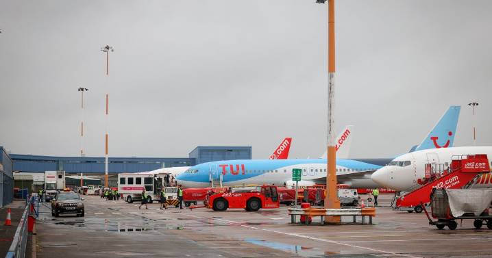 TUI flight attendant plunged from plane at East Midlands Airport in horror fall after crew pushed steps away