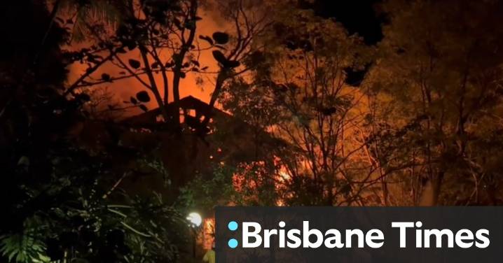 Rescue crews searching for a 70-year-old woman after a housefire on Sydney’s northern beaches